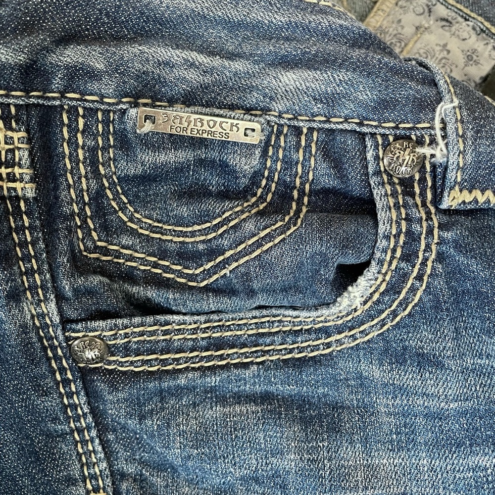 Express Rerock Skinny Jeans. Size 0. - Picture 5 of 6